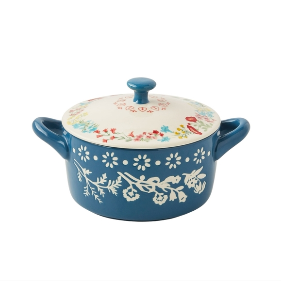 ❤️ New Pioneer Woman Fancy Flourish Mini Baker with Lid - Picture 5 of 5